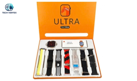 Ultra 7-in-1 Strap Smart Watch Combo Set